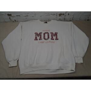 VINTAGE 90s US MARINES Mom SWEATSHIRT Purple Raglan Embroidered Camp Lejeune XL
